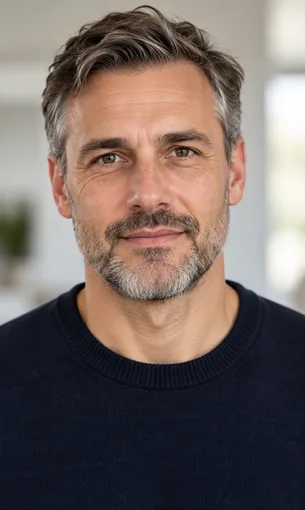 Portrett av Ethan Caldwell